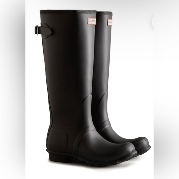 Hunter Shoes - Hunter Original Black Classic Tall Rain Boots Size 6.5 or EU 37